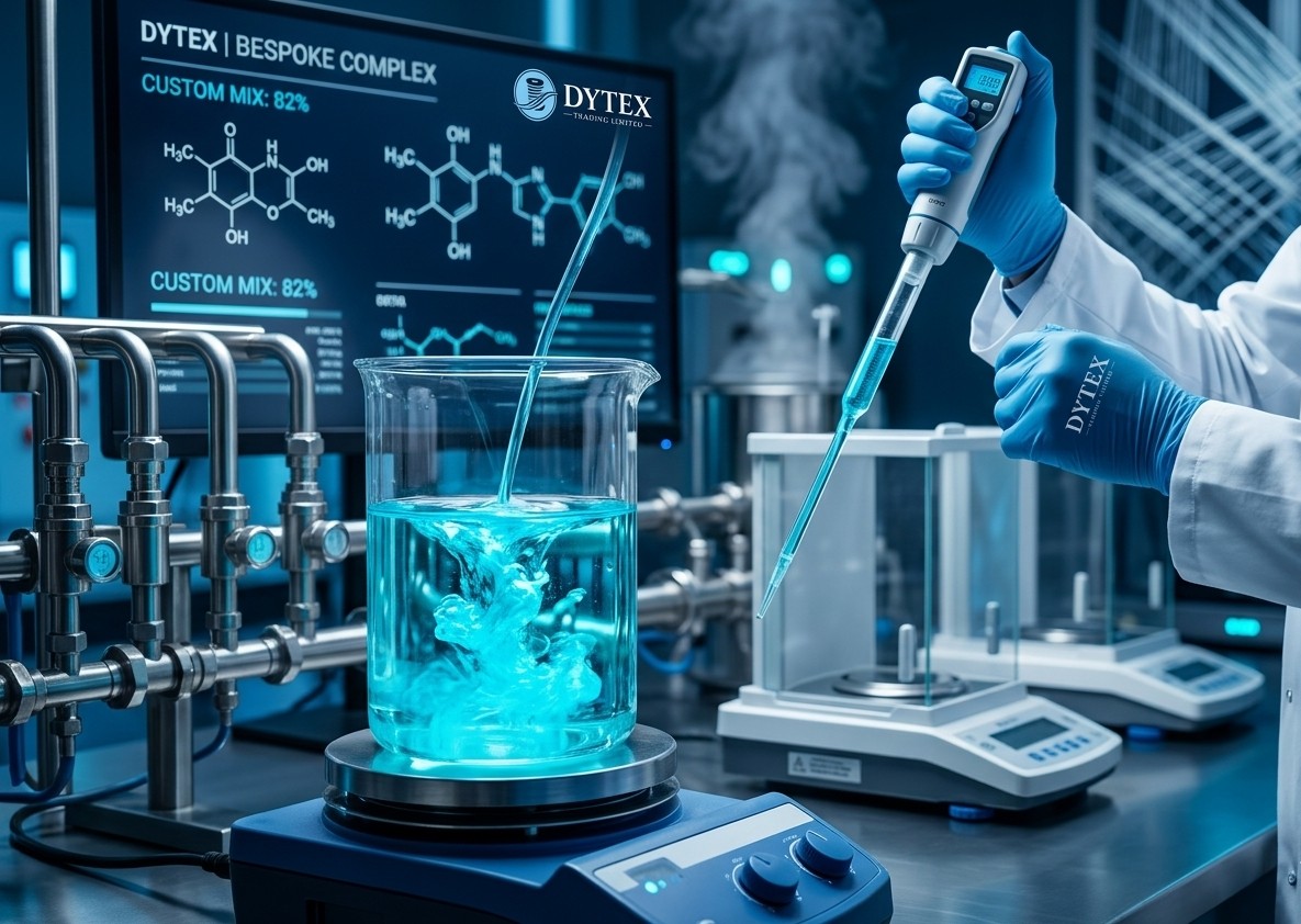 High-tech chemical laboratory for custom sourcing development